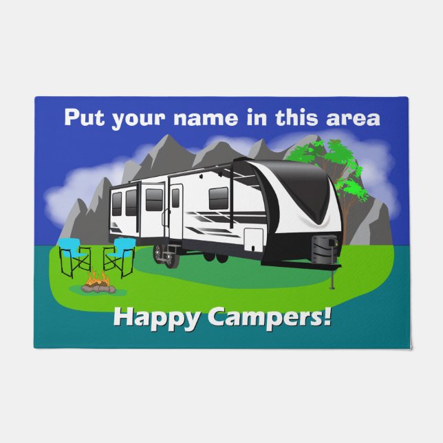 2970RL Grand Design Imagine Happy Camper Fußmatte (Vorderseite)