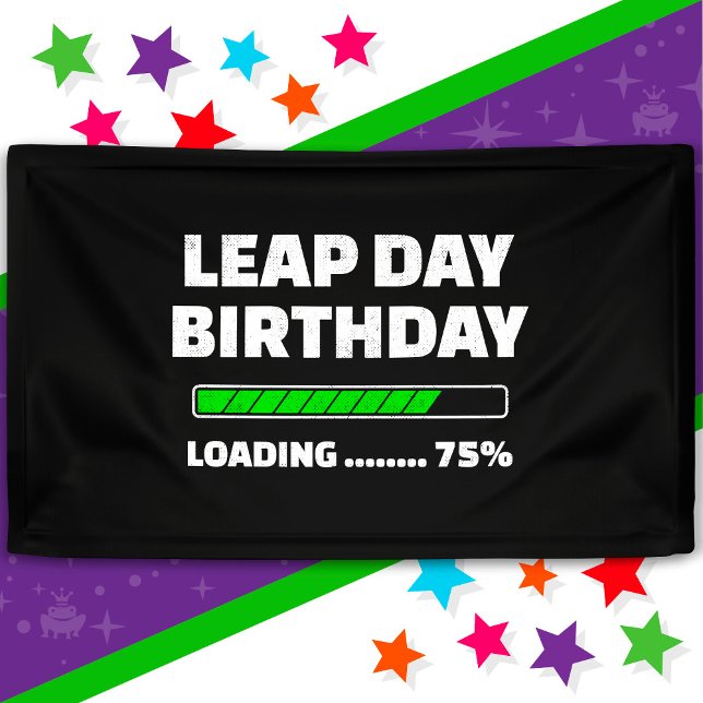29.02.Geburtstag 75% Ladungstag Banner (Von Creator hochgeladen)