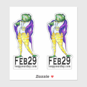 29. Februar sein königliches Leapness Aufkleber