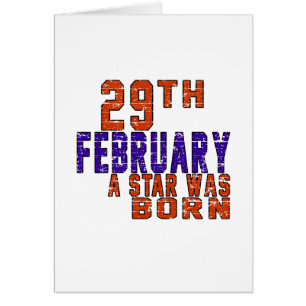 29. Februar war ein Stern geboren