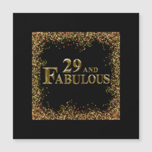 29. Geburtstag Magnetkarte