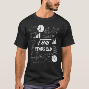 29. Geburtstag Platz Root Mathe 29 Jahre alt Tag T-Shirt