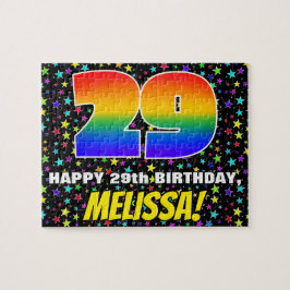 29. Geburtstag — Spaß, farbenfrohe Sternenweltenmu
