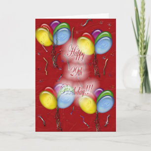 29 Geburtstagskarte Karte