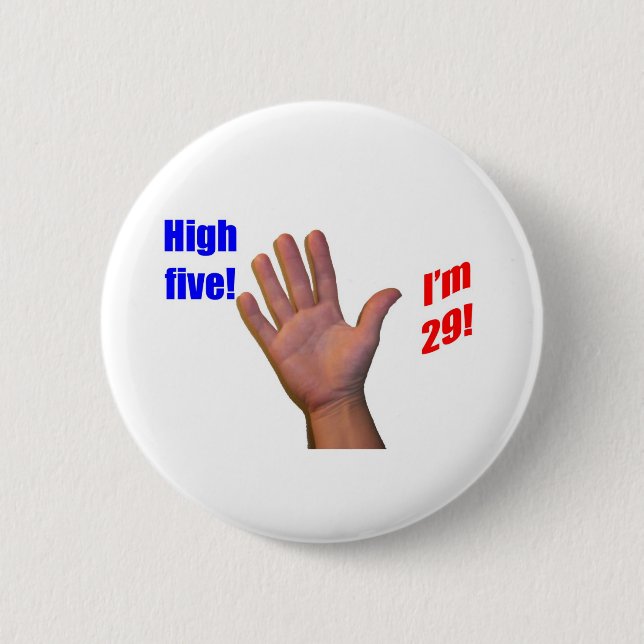 29 hohe fünf! button (Vorderseite)