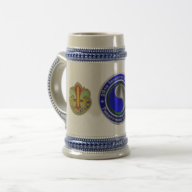 29. Infanterieabteilung Bierglas (Vorderseite Links)