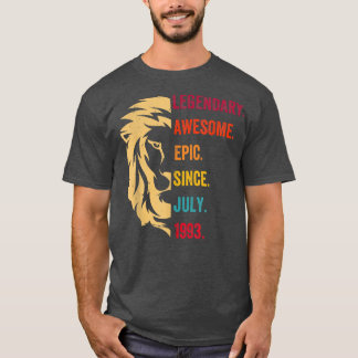 29 Jahre alte Geschenke Legend seit Juli 1993 29.  T-Shirt