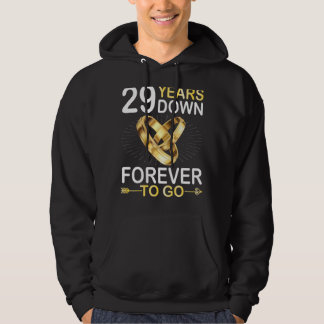 29 Jahre Verheiratet für immer, um glücklich zu he Hoodie