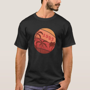 29. Jubiläum Classic Retro Palm Sunset Birthda T-Shirt
