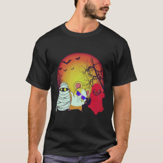 29 Meerschweinchen Halloween Kürbis T-Shirt