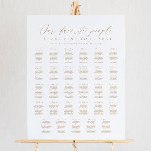 29 Tische Sitzplan Unsere Lieblingsmenschen Poster