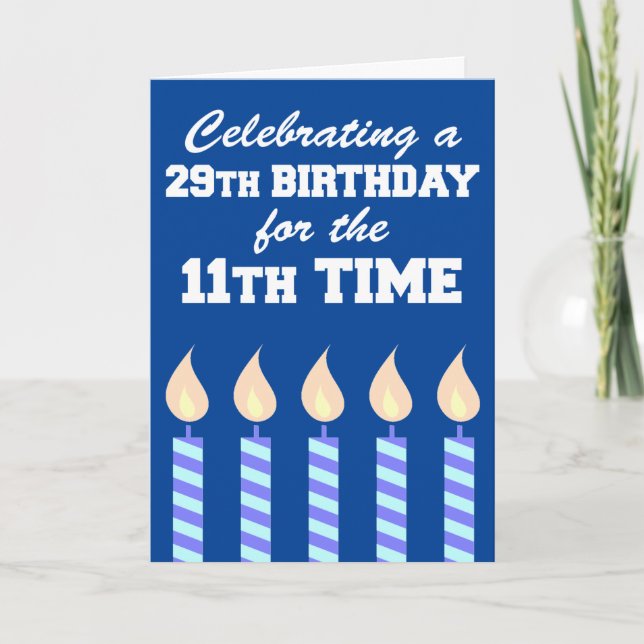 29e anniversaire 11e heure 40e carte (Devant)