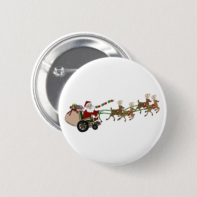 2 1/4 Zoll Taste - Rollstuhl Santa Button (Vorne & Hinten)