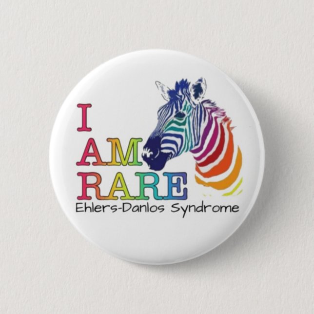 2,25" Abzeichen - Ehlers-Danlos-Syndrom Button (Vorderseite)