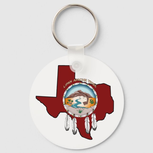 2,25" Grundlagenstrahlung/Schlüsselkette Texas Schlüsselanhänger (Vorderseite)