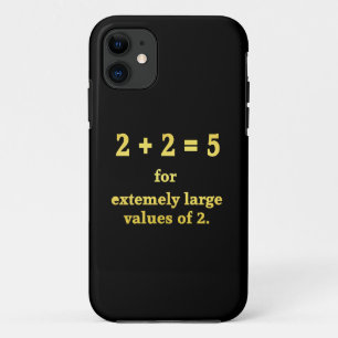 2 + 2 = 5 Funny Math Joke Case-Mate iPhone Hülle