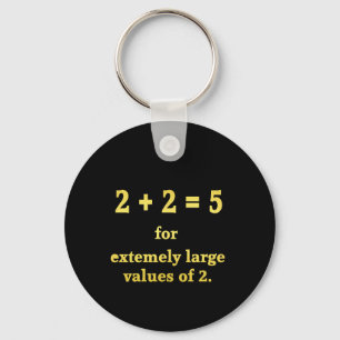 2 + 2 = 5 Funny Math Joke Schlüsselanhänger