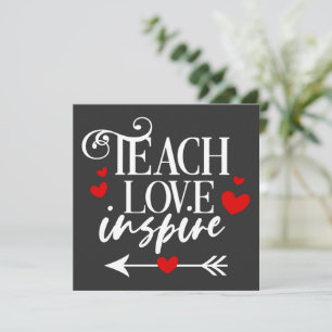 2/2 Lieben Inspirieren Shirt Kindergartenlehrer Einladung
