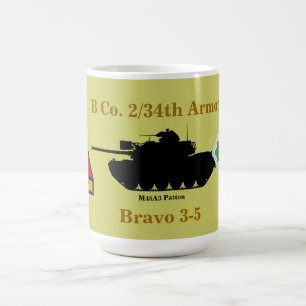 2/34th Armure, 4èmes FNI. Division. Tasse de la
