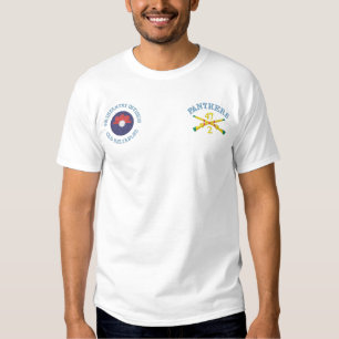 2/47th Inf. VSM gekreuztes Gewehre 9. Besticktes T-Shirt