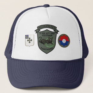 2/47th Infanterie überwundener Panther-Flecken Truckerkappe