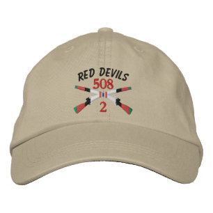 2-508. Infanterie Afghanistan überquerte Fluten Bestickte Baseballkappe