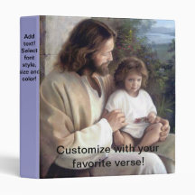 Classeur personnalisable Jésus et Enfant