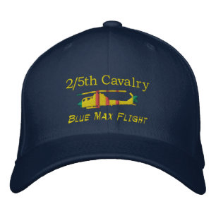 2/5. Cavalry Blue Max AH-1G Cobra bestickter Hut