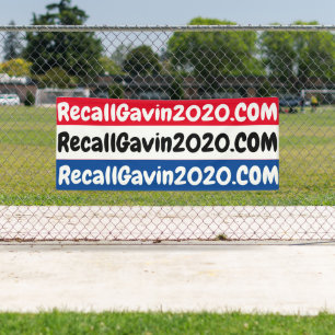 2,5 ft x 2 ft rot, weiß und blau banner