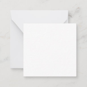 2,5" x 2,5" Note Card & Umschlag Mitteilungskarte