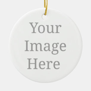 2,87" Durchmesser Keramik Ornament