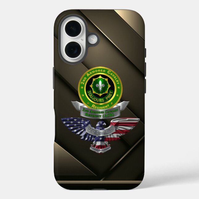 2. ACR Rüstkavalry Regiment iPhone 16 Hülle (Rückseite)