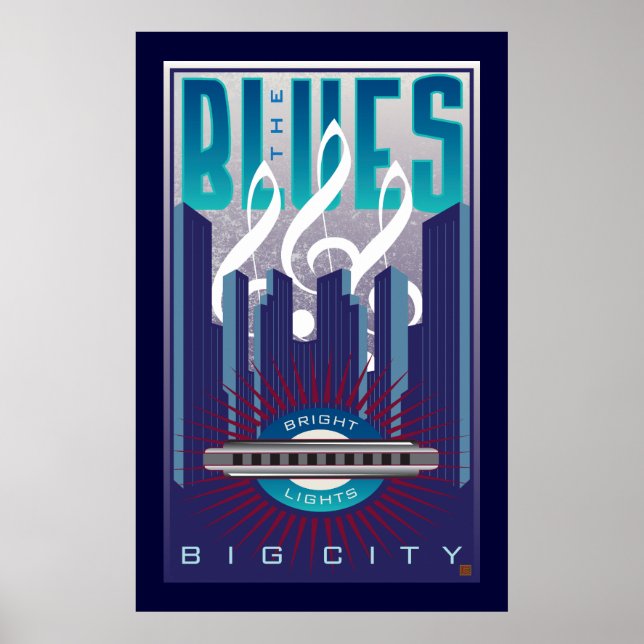 2 affiches Blues (Devant)