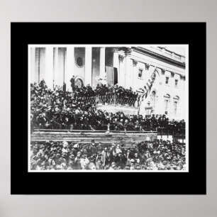 2. Amtseinführung von Präsident Abraham Lincoln Poster