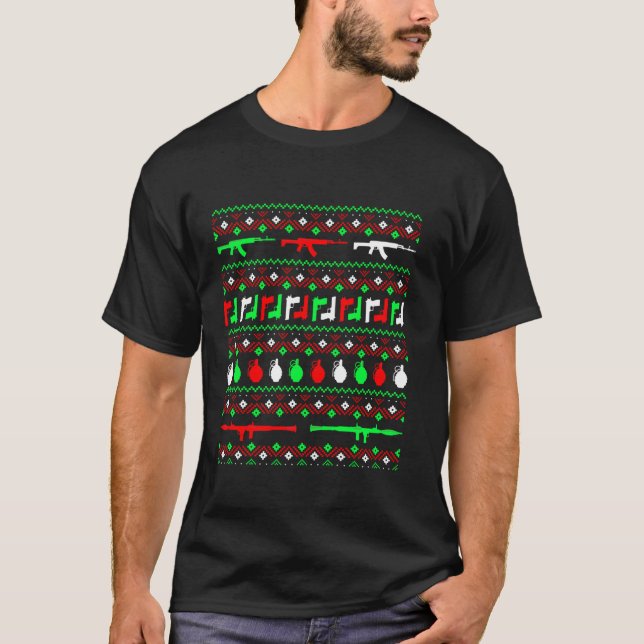 2. Änderung Uggge Christmas Sweater T-Shirt (Vorderseite)