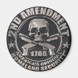 2. Änderungs-Medaille Magnet