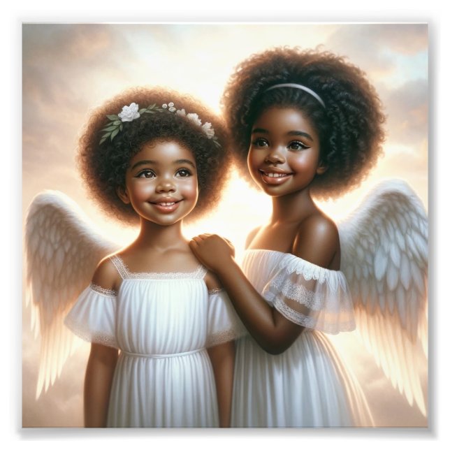 2 Angel Kidz Premium Satin Foto Paper (Vorne)