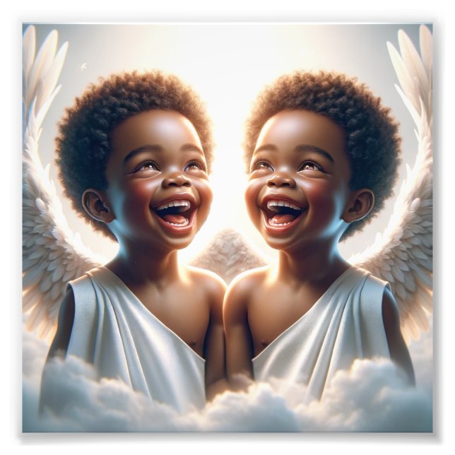 2 Angel Kidz Premium Satin Foto Paper (Vorne)