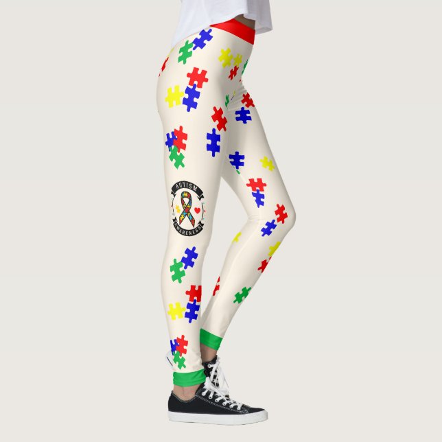 # 2 Autismus-Bewusstsein  - Leggings (Rechts)