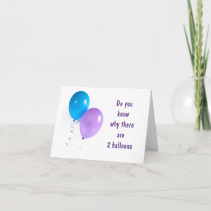**2 BALLONS** POUR UNE CARTE SPÉCIALE **2 ANS**