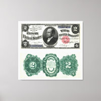 $2 Banknote Silver Certificate Series 1891
