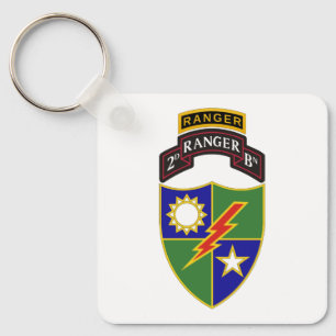 2. Bataillon - 75. Ranger mit Tabulator-Schlüssela Schlüsselanhänger
