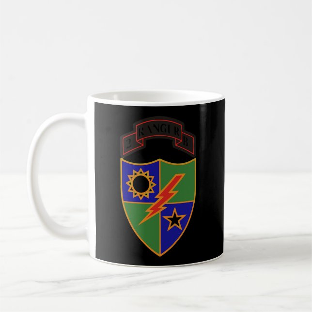2. Bataillon - 75. Ranger Regiment Hoodie Kaffeetasse (Links)