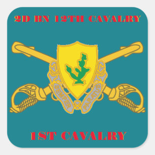 2. BATTALION 12. CAVALRY 1. CAVALRY STICKERS