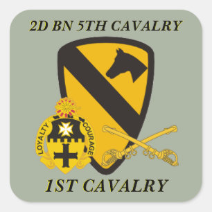 2. BATTALION 5. CAVALRY 1. CAVALRY STICKERS