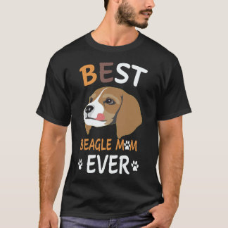 2 Beste Beagle-Mutter überhaupt Beagle T-Shirt