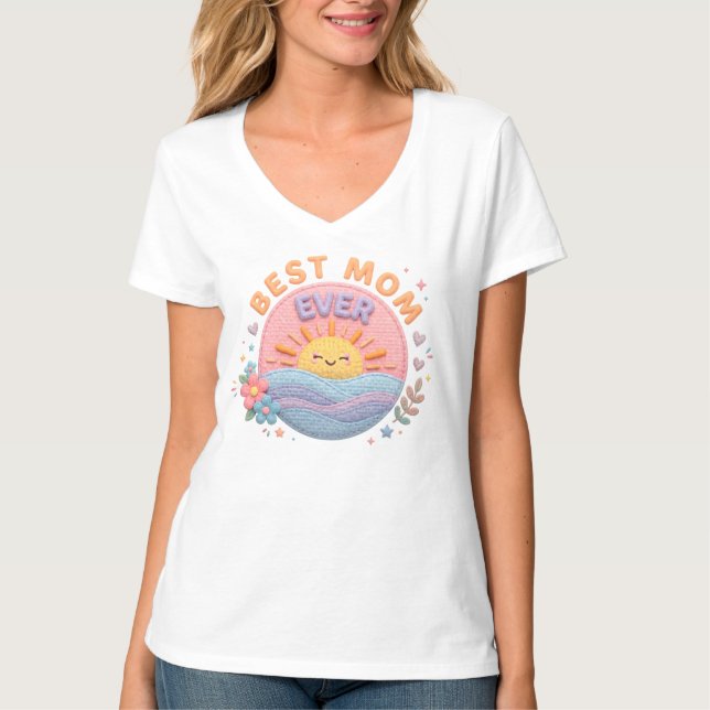 #2 Beste Mama überhaupt T-Shirt (Vorderseite)