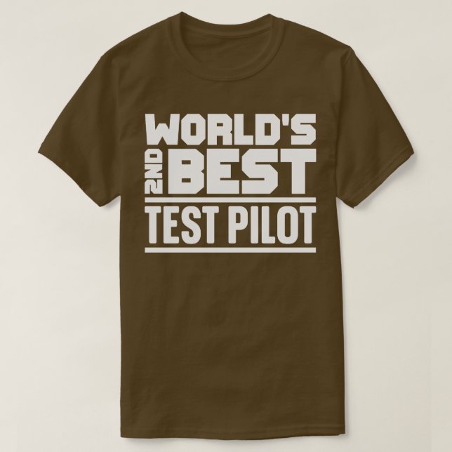 2. Bester Testpilot T-Shirt (Design vorne)