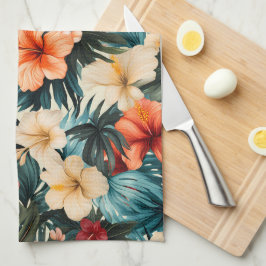 #2 Blumenmuster Geschirrtuch