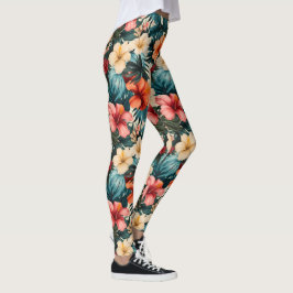 #2 Blumenmuster Leggings